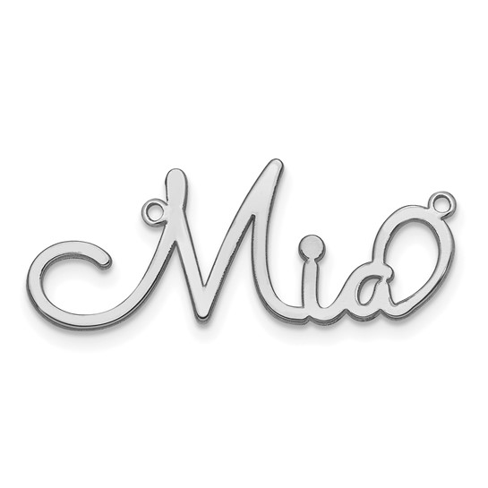Polished Sacramento Font Name Plate - Diamonds by Monet